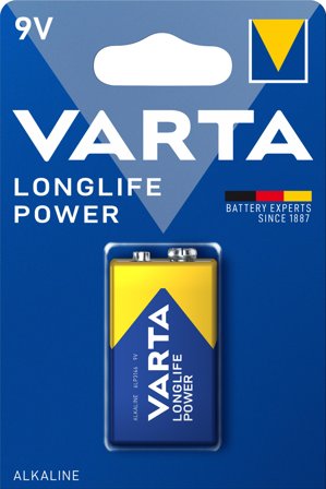 VARTA High Energy batteri x 9V - Alkalisk