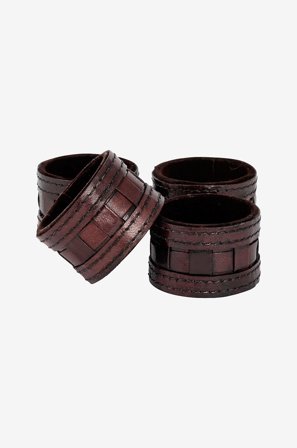 Halvor Bakke - Serviettringer i lær 4-pk - Brun - Serviettringer - Fra Homeroom