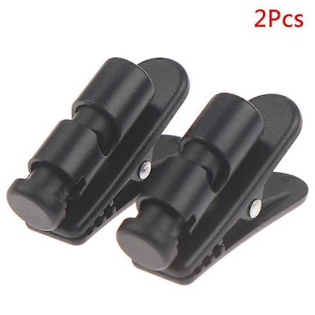 2/5 stk. kabelklemme ledningsholder headset klemme roterende klemmer hovedtelefon kabelclips øretelefon opruller tilbehør [DB]