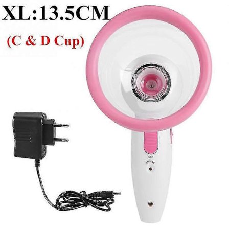 Enkel -C D KupEU PlugElektrisk Förstoringspump Massageapparat Infraröd Värmeterapi Sugnippel Sugkopp Förstorare
