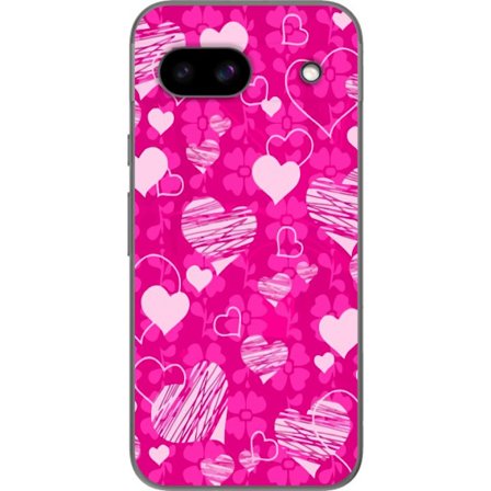 Yhteensopiva Puhelinkuori Google Google Pixel 8a PopSydänKuviointi