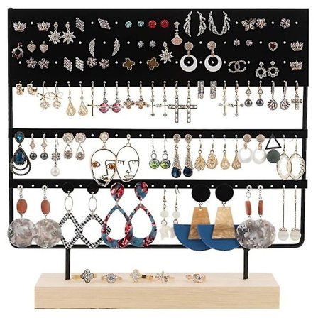144 hullers øreholderstativ smykker display stud oppbevaringsstativ