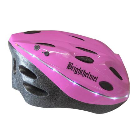 Lysande Cykelhjälm Vuxna Rosa