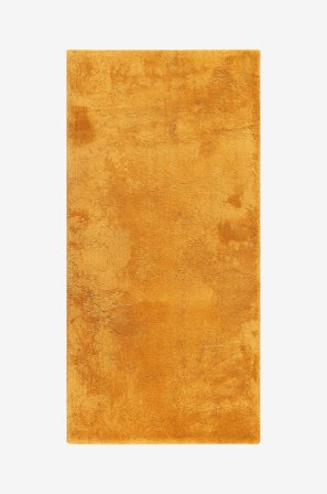 KM Home - Pehmeä kasa Royal Deluxe - Keltainen - Nukka- & ryijymatot - 60X120 - - Homeroom