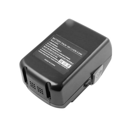 Vaihtoehtoinen akku - AVIZAR - CR 18DSL - Li-ion 18V - 3000mAh - Musta
