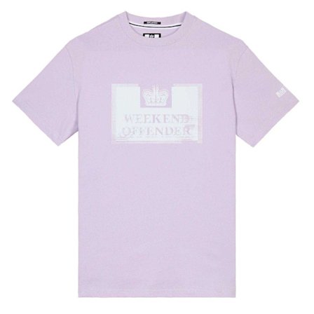 Weekend Offender Herr Bonpensiero Grafisk T-shirt L Lila