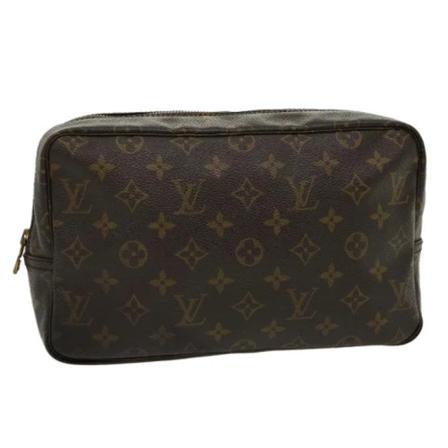 Louis Vuitton Vintage, Brown Canvas Louis Vuitton Trousse Toilette Bruin, Dames, Maat:ONE Size