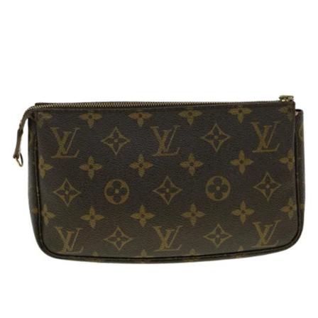 Louis Vuitton Vintage, Pre-owned Pochette Accessoires Monogram Bag Bruin, Dames, Maat:ONE Size,leer