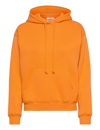 Hoodie Ls Hoodie Trøje Orange Barbara Kristoffersen By Rosemunde