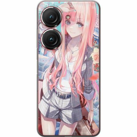 Asus Zenfone 9 Genomskinligt Skal Anime Girl Cute
