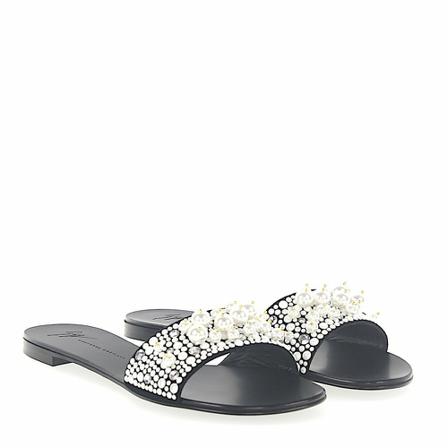 Giuseppe Zanotti sliders , Zwart , Dames , Maat: 36 EU