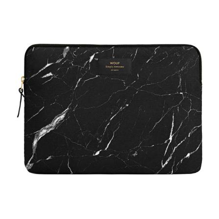 Wouf Canvas laptopcase 13 Sort, unisex, Størrelse: ONE Size