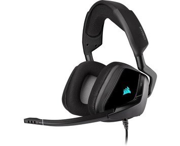 Corsair-Corsair Void RGB Elite USB Headset Carbo - B-vare-Kablet gamingheadset med RGB-belysning-Gaming Accessories-Gaming