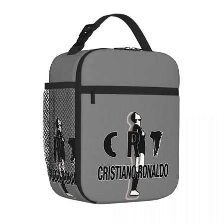 Cr7 Cristiano Ronaldo Isolert Matpose Termisk Veske Matbokser Termisk Matboks Mat Tote Bag For Kvinner Barn Reise
