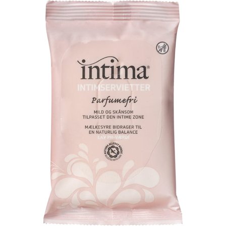 Intima Intimservietter 10 stk, Skincare, Intimpleje, Intimservietter