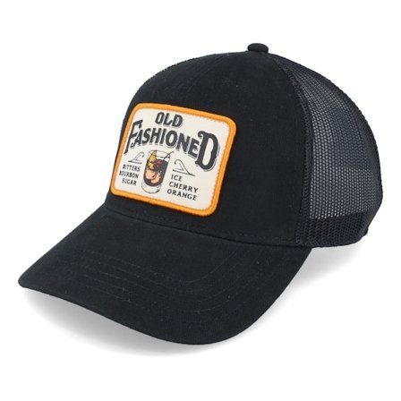 American Needle - Old Fashion Archive Valin Black Trucker Trucker Black Cap - @ Hatstore