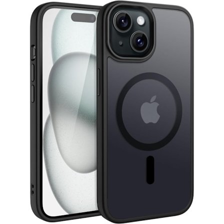 iPhone 15 Matt Svart Magsafe Skal_max