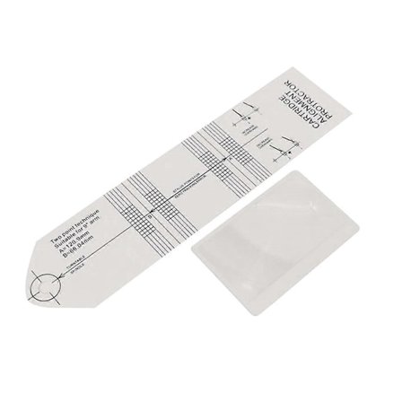 Vinyl Stylus Justerings Protractor Vinkel Kalibreringsmätare Verktyg Fonograf Justeringsdetekteringslinjal