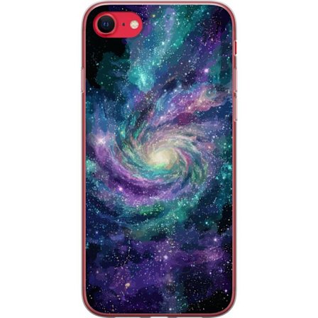 Kompatibelt Mobildeksel til Apple iPhone SE (2020) Dekorativ orientalsk lykt med halvmåne og stjerner i varm gylden nattmiljø