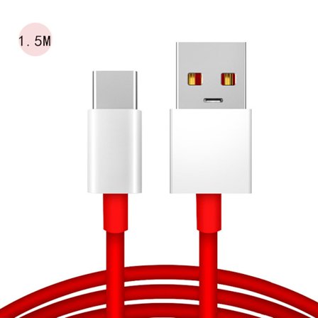 Flexibel USB 3.1 Type C-kabel Snabb laddning Strömkabel för Oneplus 6