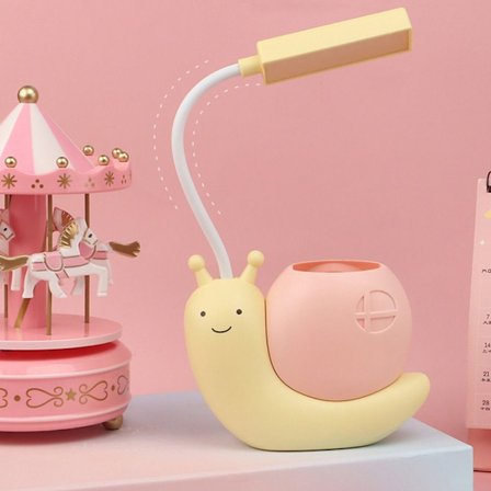 Bordlampe LED Nattlys GUL