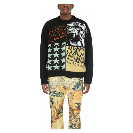 Just Cavalli Sweatshirts , Zwart , Heren , Maat: M