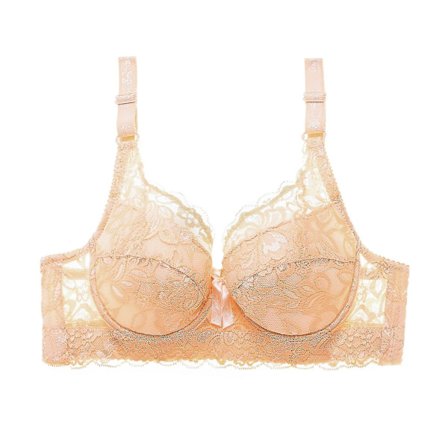 Plus Size BH Sexig Bralette Crop Top Underkläder Push Up Axelbandslös BH Bh Spets Kvinnlig BH Underkläder BH Subjectador Biustonosz, ljusbeige