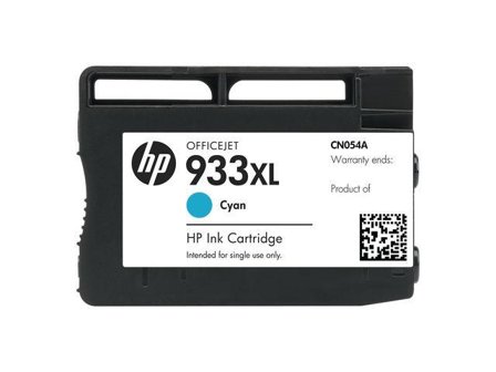 HP 933XL - Høy ytelse - cyan - original - blekkpatron - for Officejet 6100, 6600 H711a, 6700, 7110, 7510, 7610, 7612