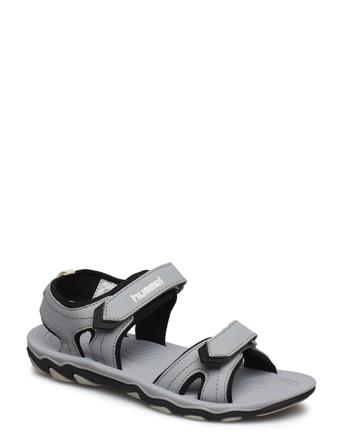 Sandal Sport Jr Shoes Summer Shoes Sandals Harmaa Hummel