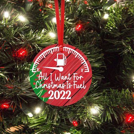2022 Morsomme julepynt Året trengte gass 2022 Chri