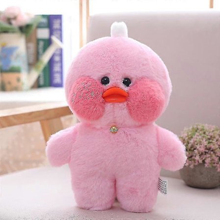 Lalafanfan Cafe Anka Plysjleketøy Myk Kawaii Anka Dukke Dyrepute Bursdagsgave Til Barn_Super Gave