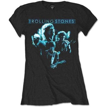 The Rolling Stones Dam T-shirt för kvinnor/damer S Svart