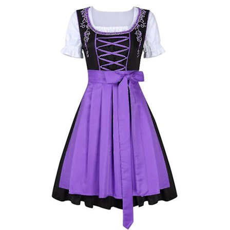 Oktoberfest Beer Girl Costumes - German Bavarian Traditional Womens Oktober Fest Dirndl Dress-sswyv -a