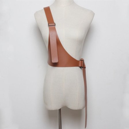 Väst Rem Bälte Steampunk Sele KHAKI khaki