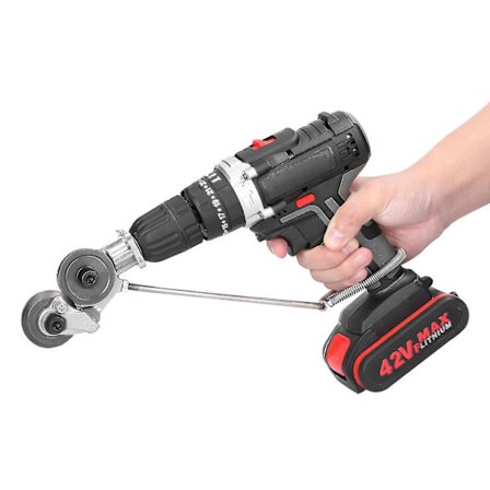 Elektrisk Borrplåtsklippare Metallplåt Hjälpklippare Metall Järn Tennplåt Arbetsbesparande Elektrisk Borrklippare Tillbehör Retrofit Saxar