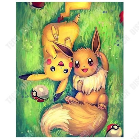 Timanttimaalaus - TD - 30*40cm - Animaatio - Seinäkoriste - Lapsille