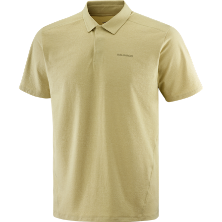 Salomon - première couche pour homme Trackline Polo M - Gray Green - M
