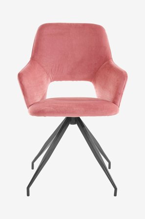 Loft24 - Stol med armlæn Tracy, 2 stk. - Rosa - Stole med armlæn - Fra Homeroom