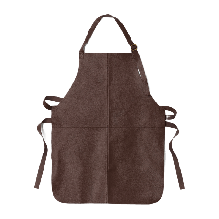 Åhléns Home Förkläde i läder VIGGO Kökstextil Brun ONESIZE