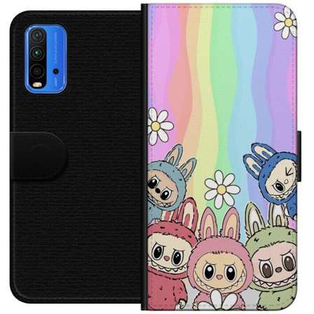 Kompatibelt Lommeboketui til Xiaomi Xiaomi Redmi Note 9 4G Regnbage