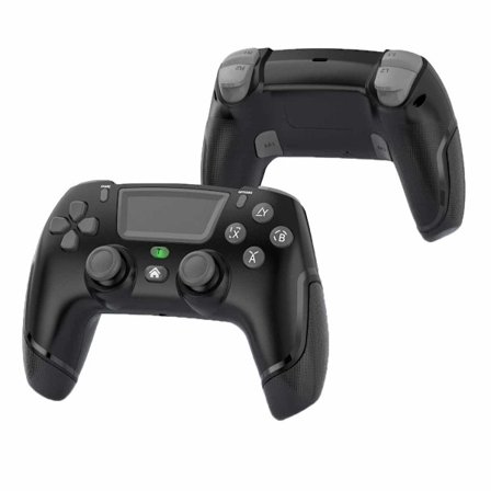 Game Elite Kontroller for PS4 Slim/Pro, Dobbel Vibrasjons Gamepad for PC, USB-tilkoblet Gamepad, Bluetooth Joystick