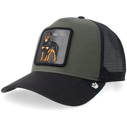 Goorin - Grön trucker Keps - Bad Boy Void/Palm A-frame Trucker @ Hatstore
