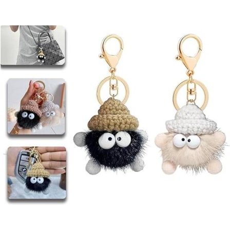 Kawaii teddybjørn nøglering til kvinder, dame nøglering, bling teddybjørn nøglering, nøgleringsæt,