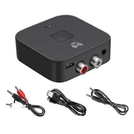 Bluetooth 5.0 RCA Lydmodtager AptX 3.5mm Aux Jack Musik Trådløs Bluetooth Adapter Med NFC Til Bil TV Computer Højttalere
