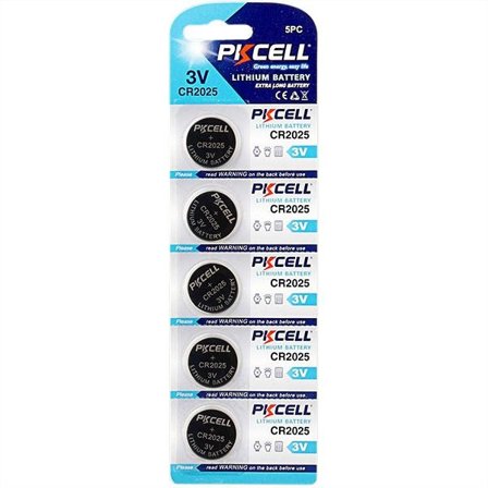 Batteri CR2025 5-pack PKcell