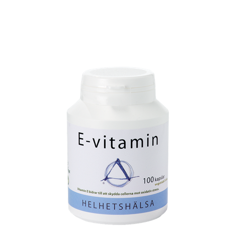 Helhetshälsa E-vitamin 100 kapsler