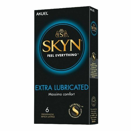 Akuel Skyn Extra Lubrificati Confezione 6 Preservativi