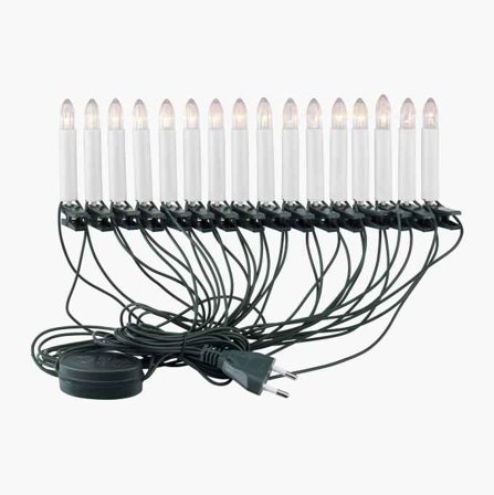 Julgransbelysning inomhus 16 st. LED-lampor - Biltema