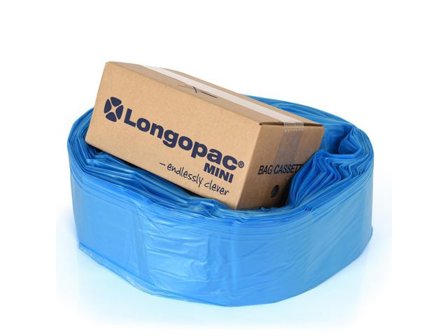 LONGOPAC Kassett Mini Standard 60m blå - Lyreco - Städ och hygien - Påsar och säckar - Kassett - Longopac