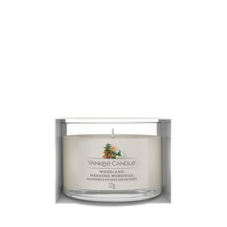 Yankee Candle Filled Votive Candles Woodland Weekend Memories 37g - Candela Profumata